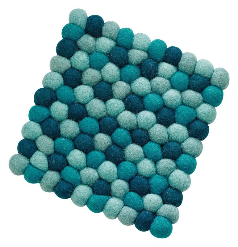 CILIO Untersetzer Lana Azzurro Schafwolle 