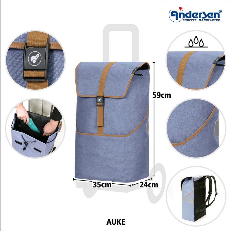 ANDERSEN Einkaufswagen Unus Auke flieder 