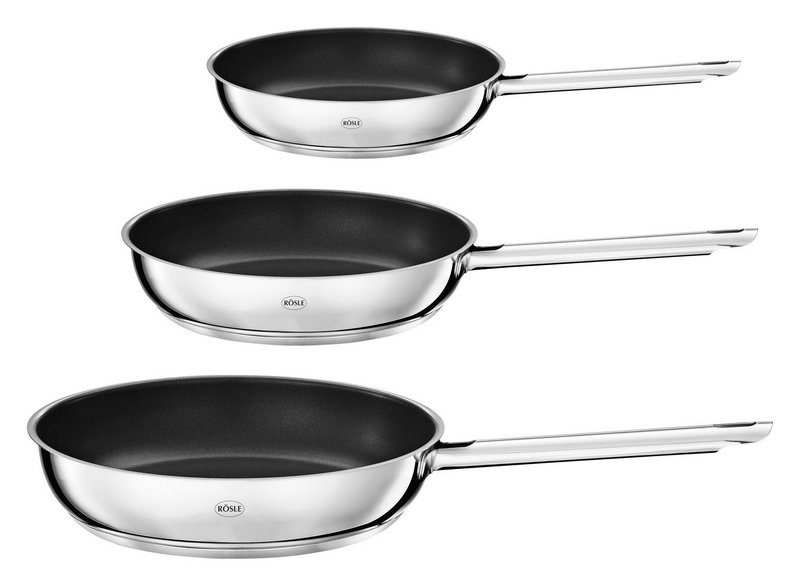 RÖSLE Bratpfannen-Set Elegance ProPlex Antihaft 