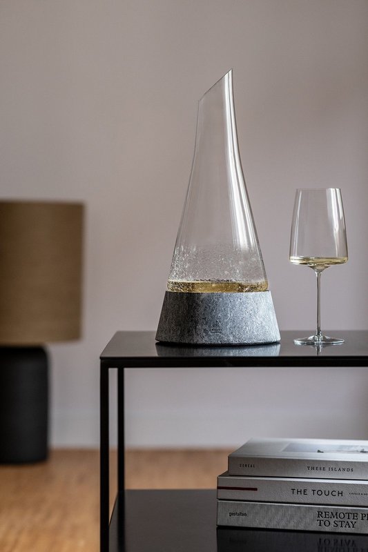 ZWIESEL Dekanter Symbiosis mit Steinsockel 