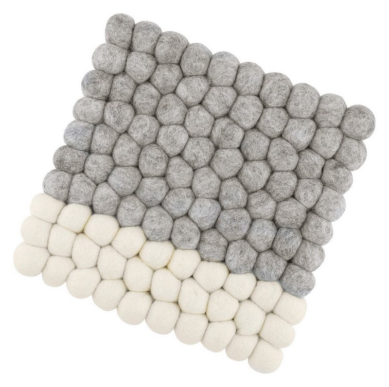 CILIO Untersetzer Lana Due grau-weiss 