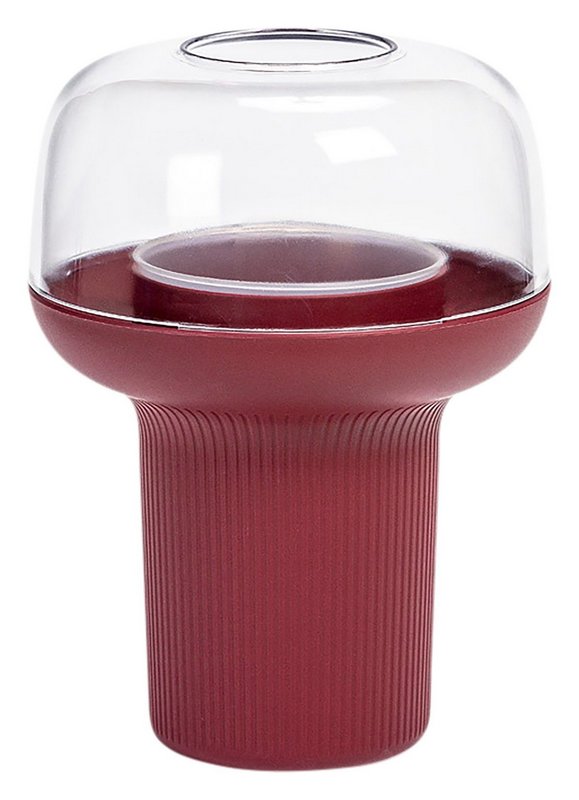 PLASTIA Pflanzengefäss Humidarium bordeaux 26.5x20 cm 