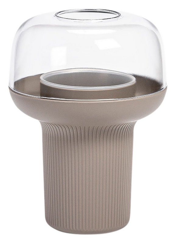 PLASTIA Pflanzengefäss Humidarium taupe 26.5x20 cm 