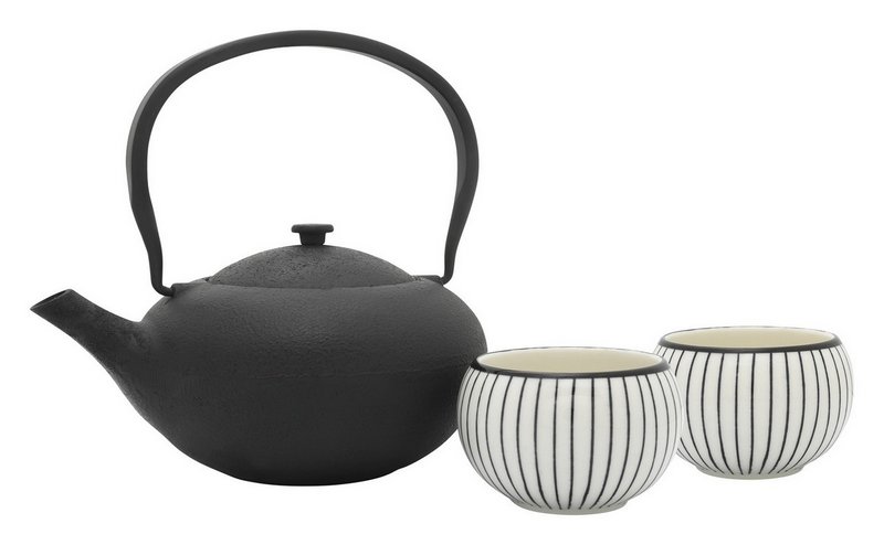 BREDEMEIJER Teeset Shanxi schwarz weiss 