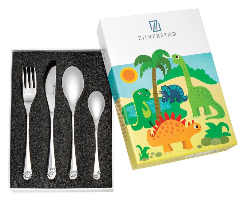 ZILVERSTAD Kinderbesteck Dinosaurier 