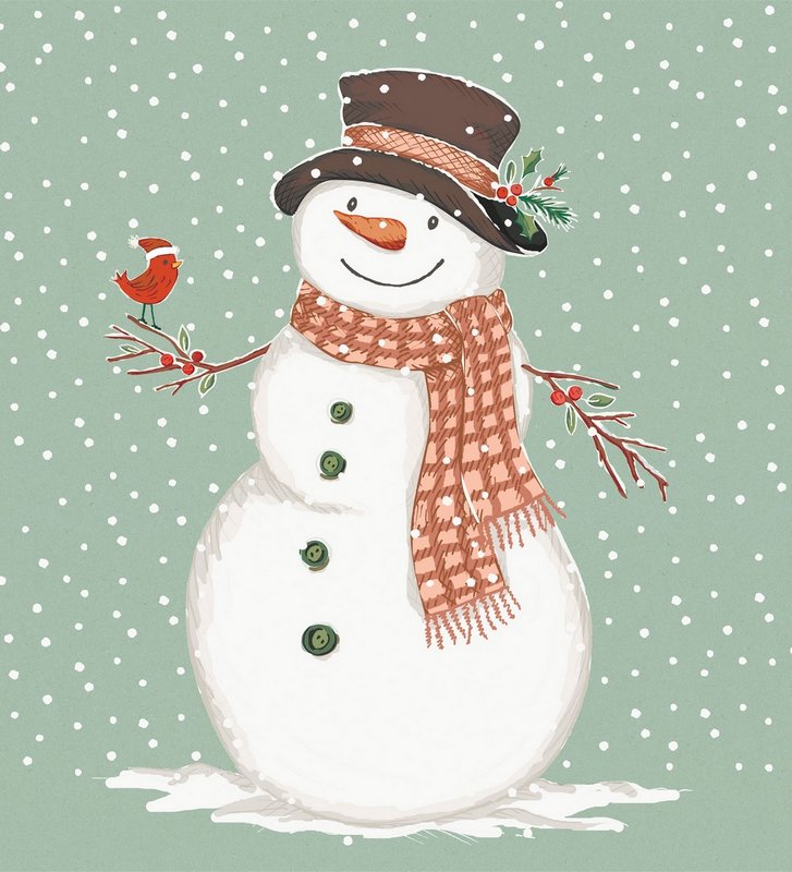 PPD Servietten Mr. Snowman 