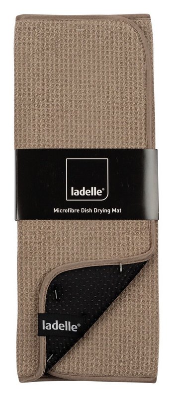 LADELLE Abtropfmatte Microfaser stone 