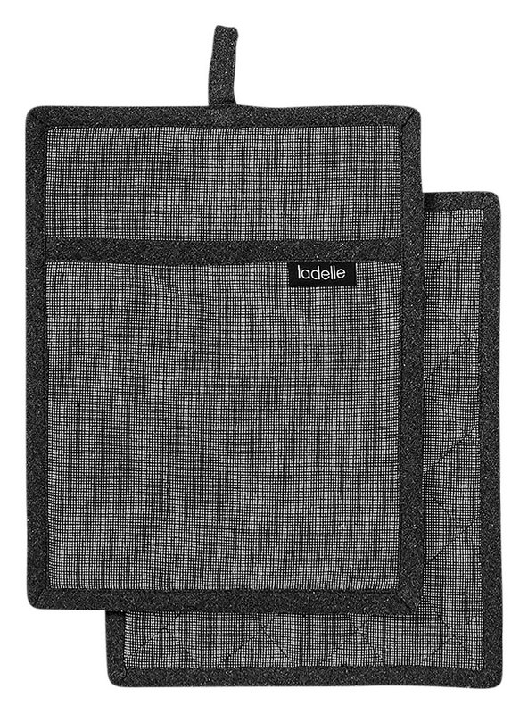 LADELLE Topflappen Eco Recycled charcoal 