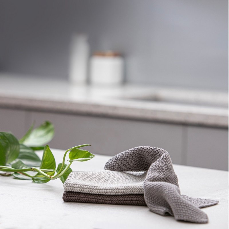 LADELLE Spültuch Eco Knitted grey 