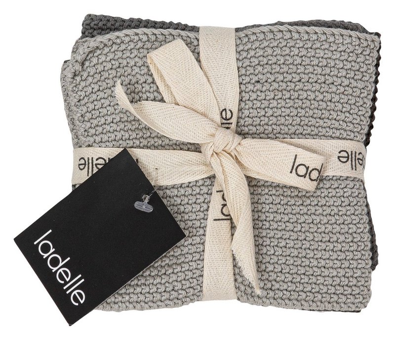 LADELLE Spültuch Eco Knitted grey 