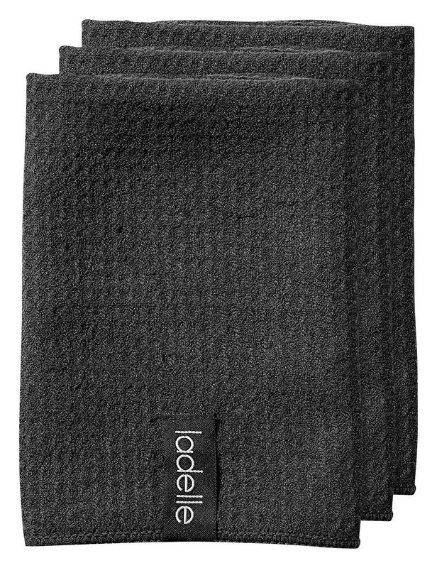 LADELLE Spültuch Microfaser black 