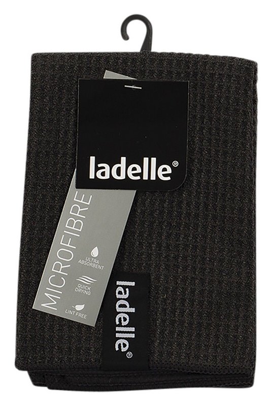 LADELLE Spültuch Microfaser black 