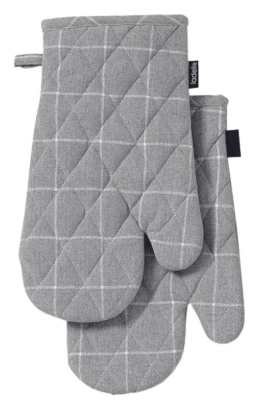 LADELLE Ofenhandschuh Eco Check grey 
