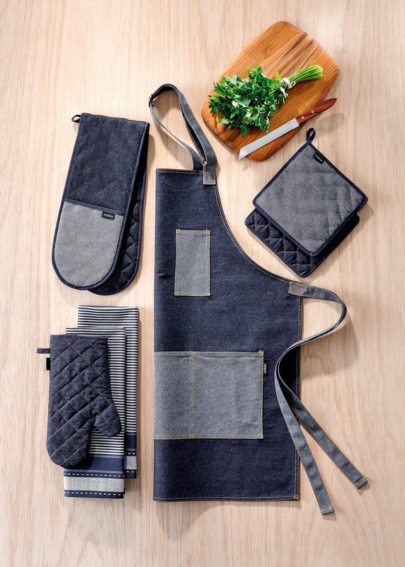 LADELLE Küchenschürze Denim 