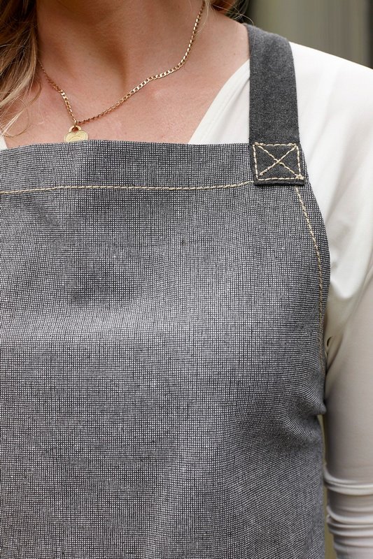 LADELLE Küchenschürze Eco Recycled charcoal 