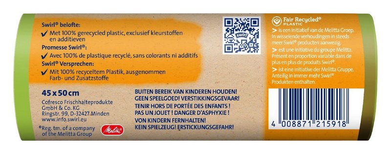SWIRL Abfallsäcke Aktive Frische 20 l 