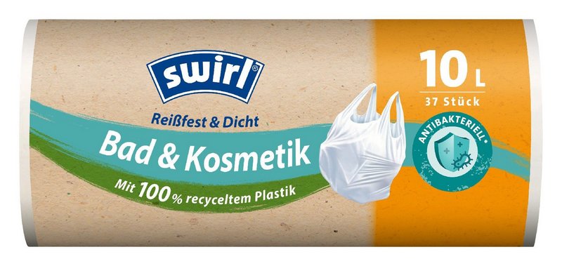 SWIRL Abfallsäcke Bad und Kosmetik antibakteriell 10 l 
