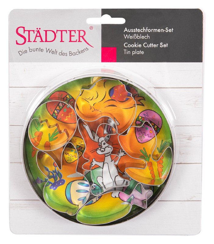 STÄDTER Ausstecher in Dose Ostern 4.5_6.5 cm 