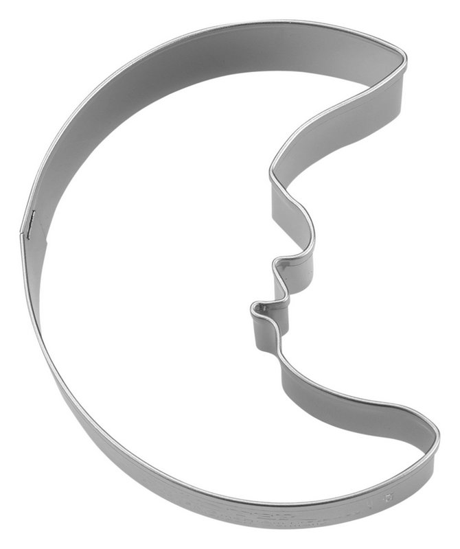 STÄDTER Ausstecher Mond 6 cm mit Gesicht 