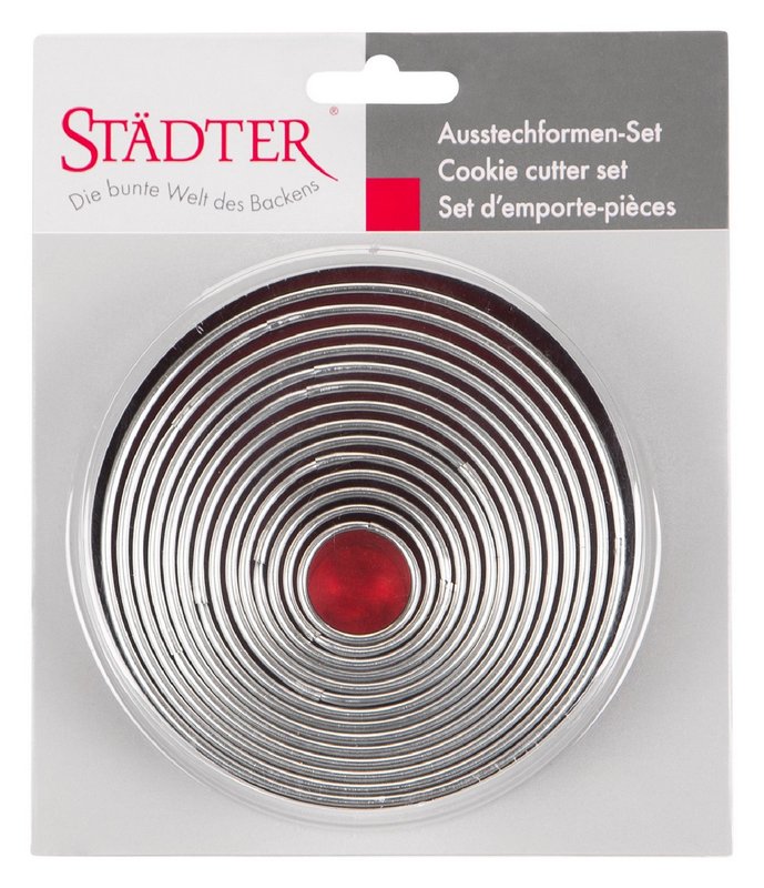 STÄDTER Ausstecher Ringe / Kreise ø 2.5_11 cm glatt 