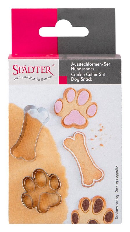 STÄDTER Ausstecher Set Hundesnack 