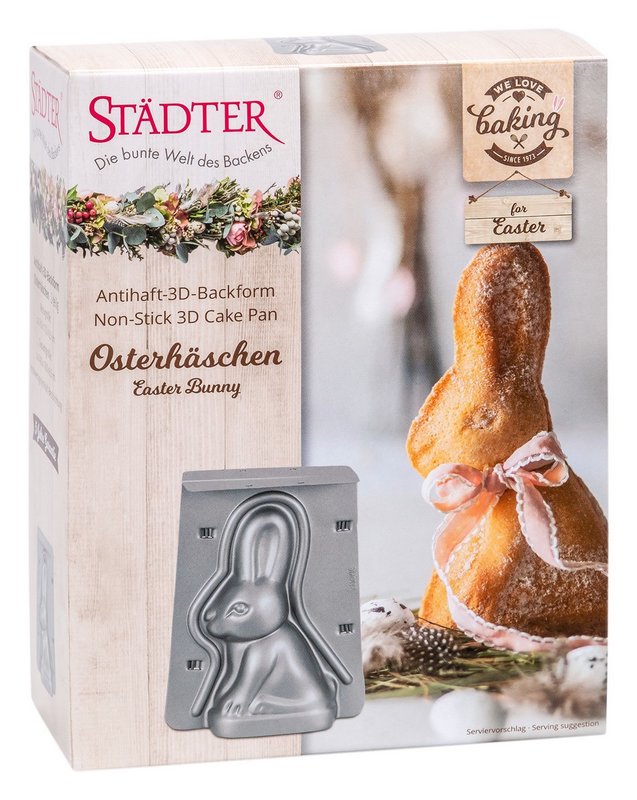 STÄDTER Backform 3D Osterhäschen 