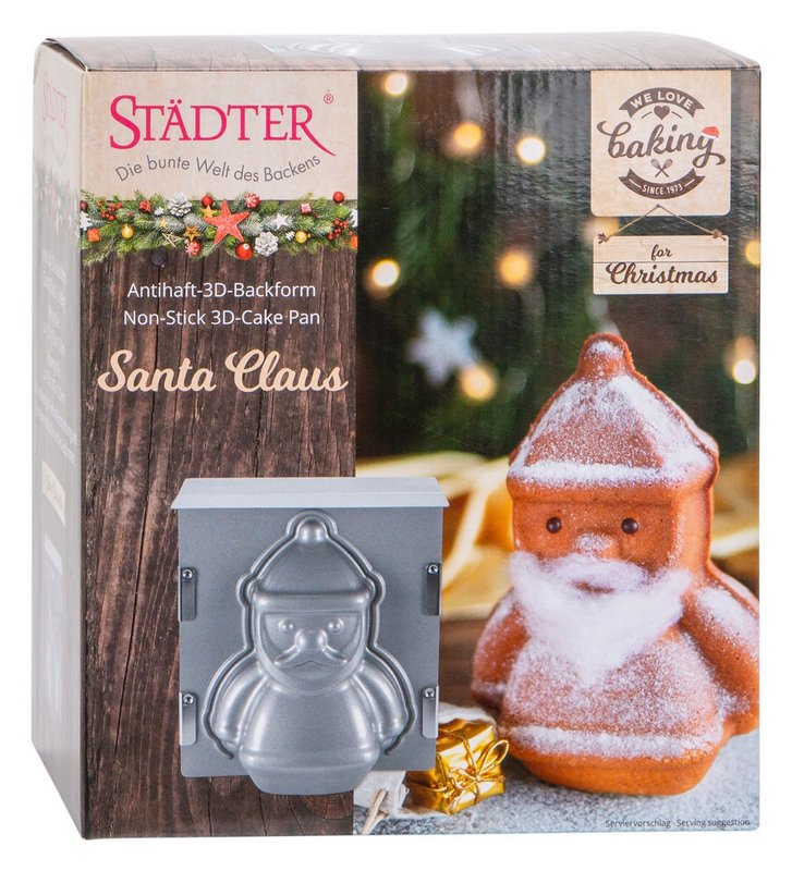 STÄDTER Backform 3D Santa Claus 