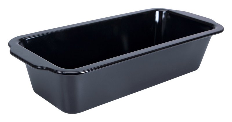STÄDTER Brotbackform Emaille 30x13x8 cm schwarz We love baking 