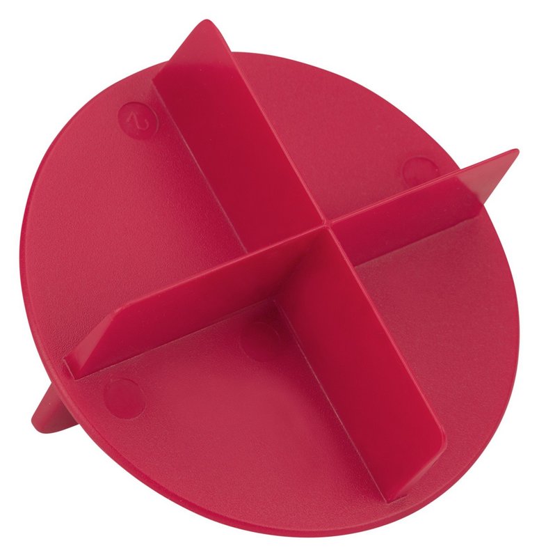 STÄDTER Brötchenstempel Laugenbrötchen ø 7.5x2 cm rot 
