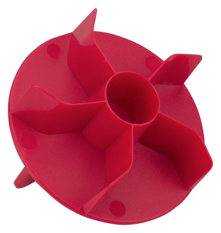 STÄDTER Brötchenstempel Salzsemmel ø 7.5x2 cm rot 