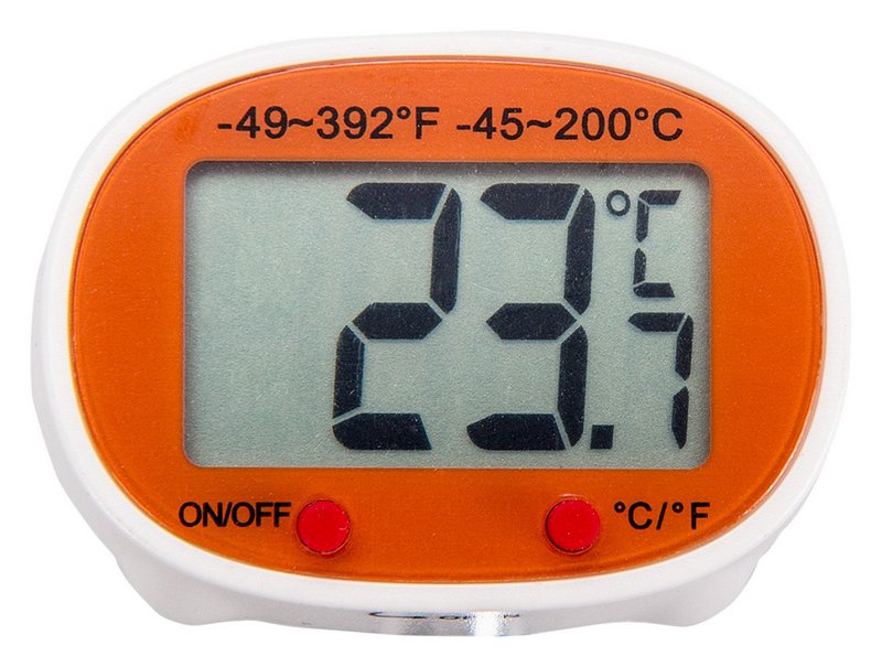 STÄDTER Einstichthermometer elektronisch 16.5 cm weiss 