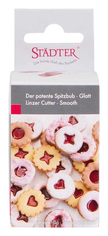 STÄDTER Linzer Ausstecher Set Der patente Spitzbub glatt 