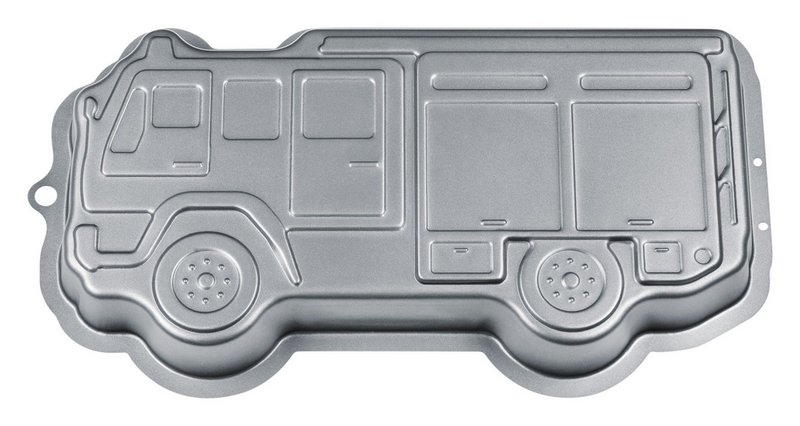 STÄDTER Motivbackform Benny das Feuerwehrauto 33x17x4 cm 