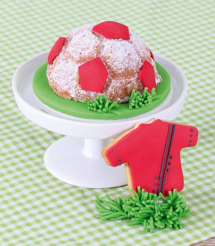 STÄDTER Motivbackformen Mini 2er Set Pepe der Fussball ø 8.5x4 cm 