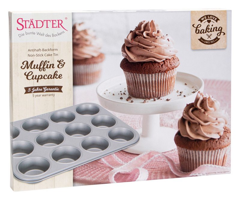 STÄDTER Muffin Cupcake Blech 