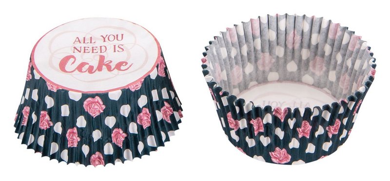 STÄDTER Papier Backförmchen Maxi All You Need Is Cake 