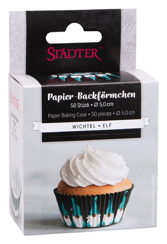 STÄDTER Papier Backförmchen Maxi Wichtel 