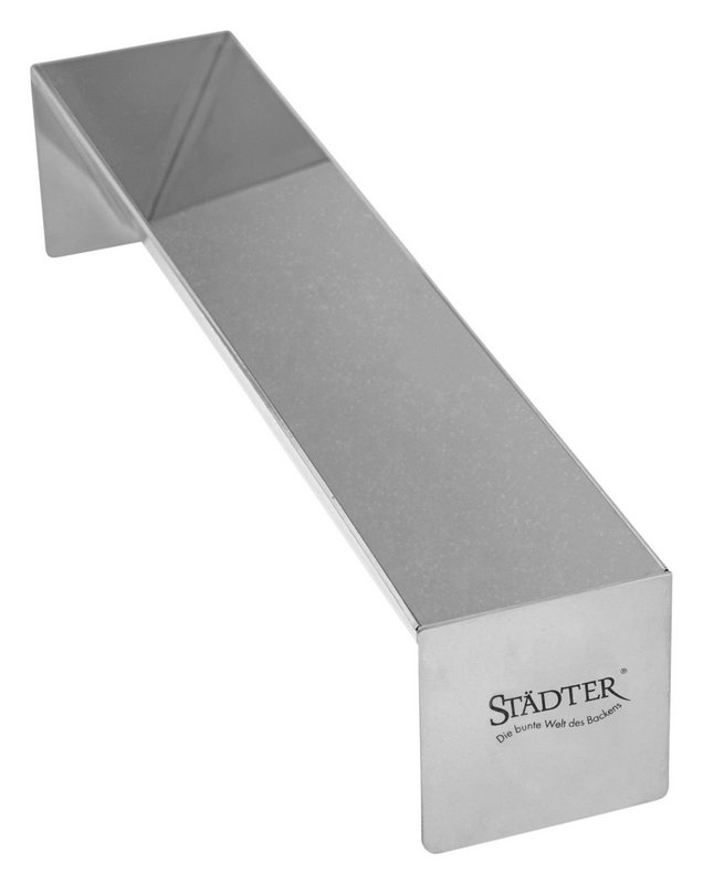 STÄDTER Pasteten-/Terrinenform Dreieck 30x6x6 cm Edelstahl 
