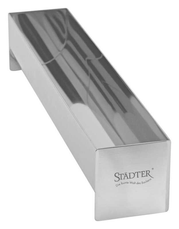 STÄDTER Pasteten-/Terrinenform Halbrund 30x6x6 cm Edelstahl 