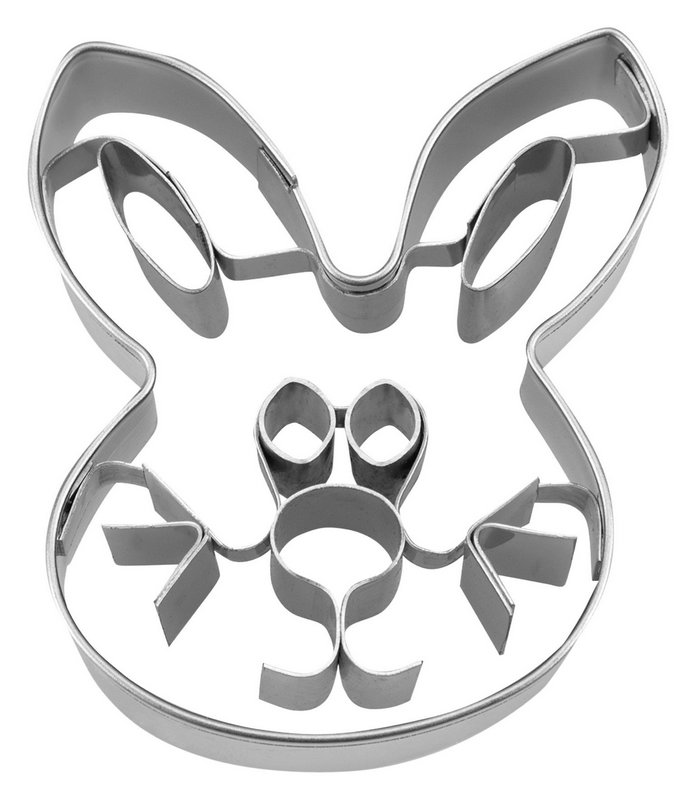 STÄDTER Präge-Ausstecher Hasengesicht 5.5 cm Edelstahl 