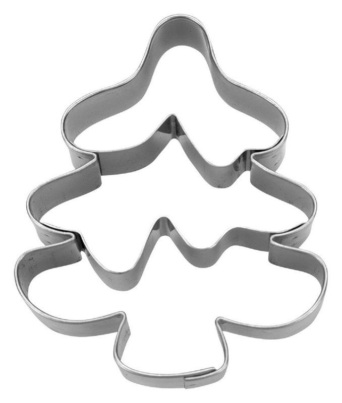 STÄDTER Präge-Ausstecher Tannenbaum 6.5 cm Edelstahl 