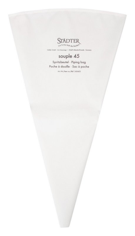 STÄDTER Spritzbeutel Profi 45 cm weiss souple Nylon 