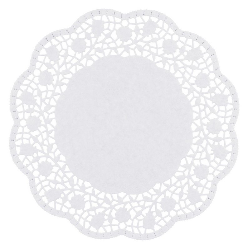STÄDTER Tortenspitze 20 cm weiss rund 6er Papier 