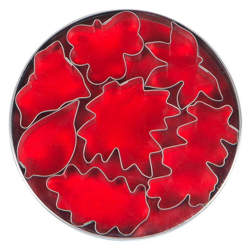 STÄDTER Ausstecher in Dose Blätter 4.5_6.5 cm 