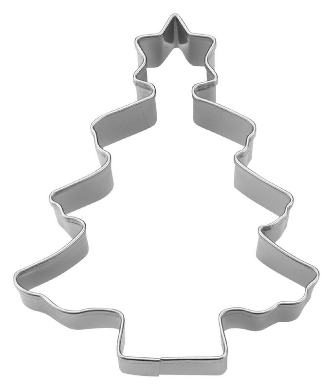 STÄDTER Ausstecher Tannenbaum 6 cm mit Stern 