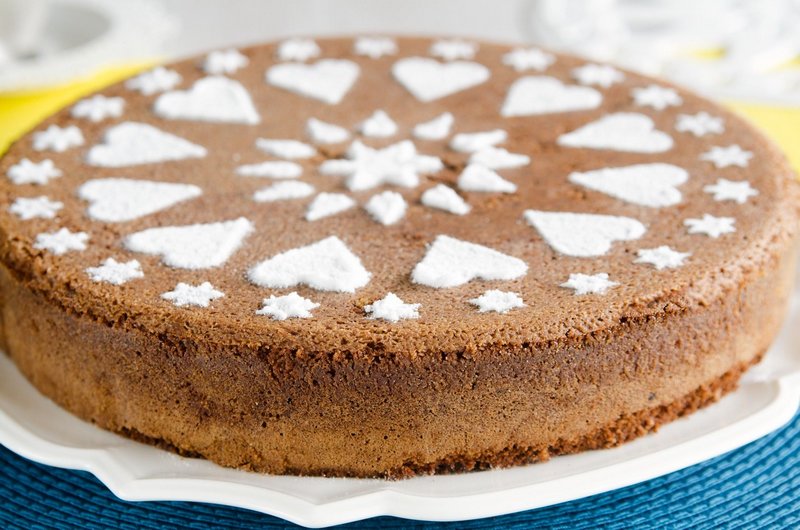 STÄDTER Kuchenheber und Verzierschablone ø 28 cm weiss 