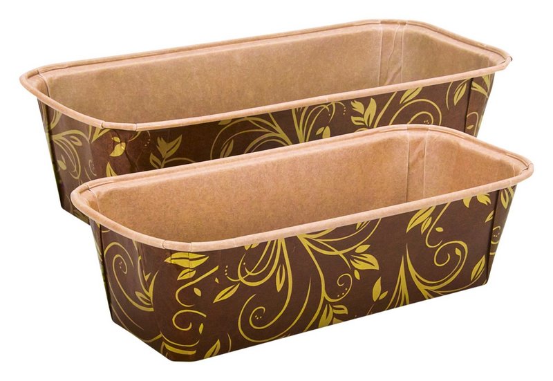 STÄDTER Papier Backform Kastenform Maxi braun 