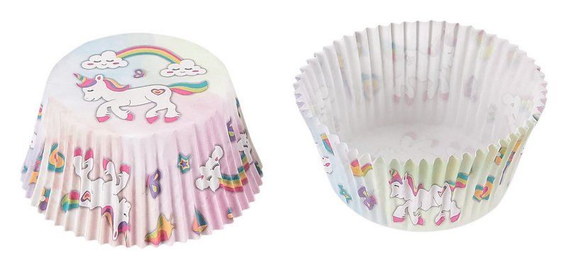 STÄDTER Papier Backförmchen Maxi Einhorn 