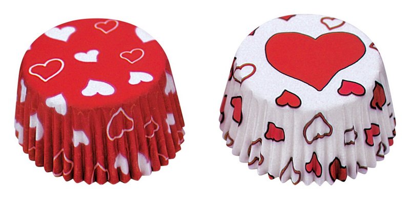 STÄDTER Papier Backförmchen Mini Herz 