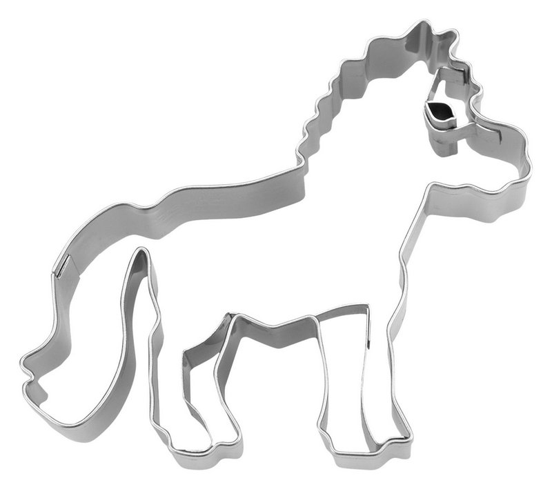 STÄDTER Präge-Ausstecher Pony 8 cm Edelstahl 
